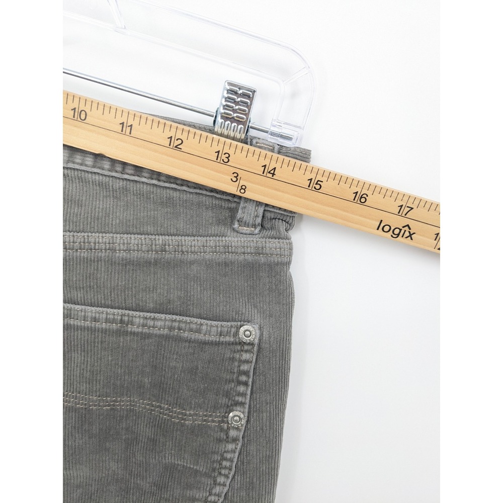Polo Ralph Lauren Corduroy Pants Womens 6 Gray Bootcut Utility Workwear Casual - Picture 7 of 10
